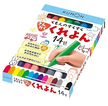Amazon.co.jp: くもん出版 くれよん すくすくさんかくくれよん